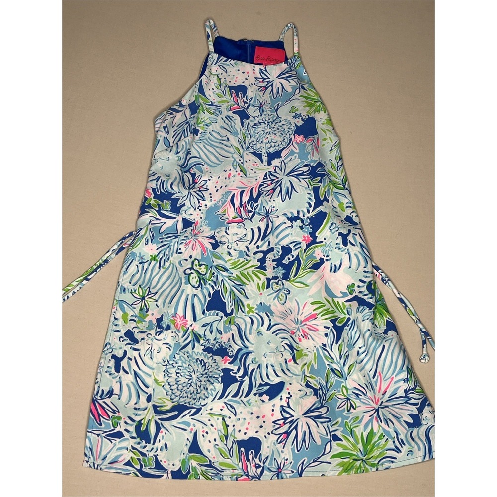 Lilly Pulitzer Women's Pearl Romper Coastal Blue Size 0